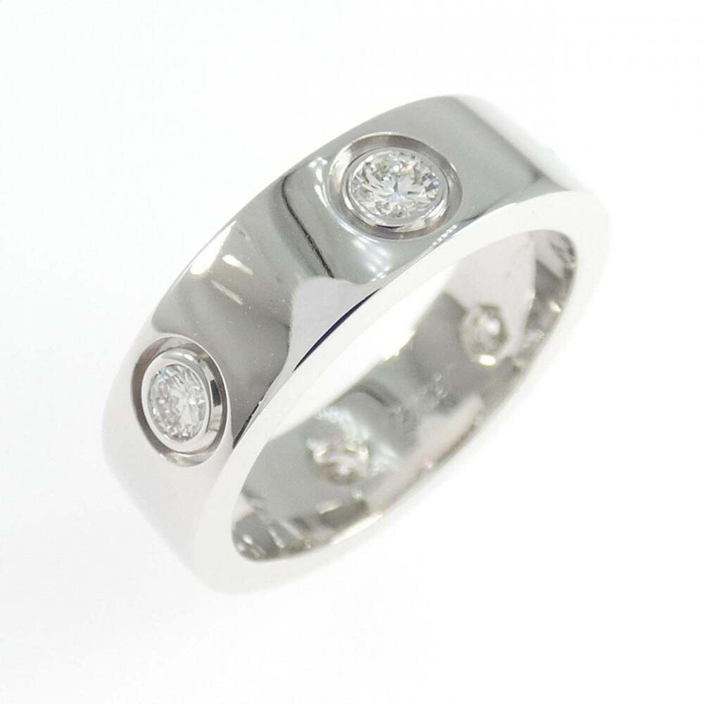 CARTIER Silver Diamond Love Ring